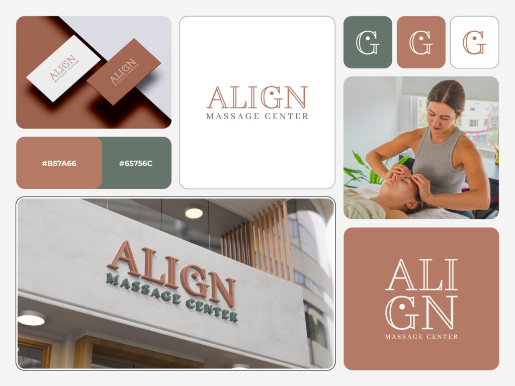 Align Massage-Center – Logo & Branding Presentation